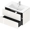 Duravit L-Cube vanity unit f. ME 2 drawers 550x620x481mm White High Gloss LC624102222 - alternate 7